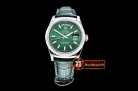 Replica Rolex Daydate 36mm SS/LE Green Sticks A2836