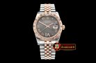 Rolex Datejust Midsize 31mm Diam Bez RG/SS Grey MOP Diam BP A283