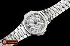Patek Philippe Nautilus 7018 Ladies 33mm SS/SS Opal Silver PF MY9015