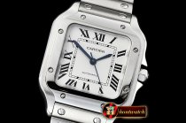 Cartier Santos De Cartier 2018 Midsize SS/SS Wht GF Ult MY9015