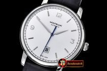 Mont Blanc Heritage Chronometrie SS/LE Silver White MY9015 Mod
