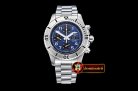 Breitling Superocean SteelFish Chrono SS/SS Blue/Blk A7750