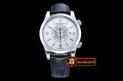JAEGER LE COULTRE- Master Memovax World Time SS/LE Silver Wht As