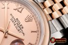 Rolex DateJust 36mm Jub Dome RG/SS Rose/Rmn BP A2813