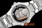 Patek Philippe Nautilus 7010 Ladies SS/SS Diams Blk - Swiss Qtz