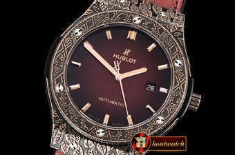 Hublot Classic Fusion Fuente 20th Annv SS/LE SRF Red A2892