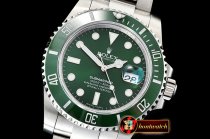 Rolex Submariner 116610LV SS/SS Green KSF A2836