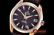 OMG0464G - Aqua Terra 38mm RG/LE Brown A2836 Mod8500 JHF
