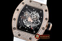 Richard Mille RM035-02 Americas Diams RG/RU Wht Skele KVF MY8215 Mod
