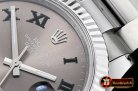 Rolex Datejust II DJ2 41mm Oyt Flt SS/SS Grey Roman BP Asia 2813