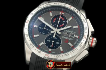 TAG0274B - Carrera 16 Senna Ed Chrono SS/RU Grey Jap OS20 Qtz