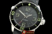 BLP020C - 500 Fathoms SS/NY Black Asian Miyota 9015