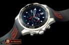 Replica Omega Seamaster Pro 300M Chrono SS/RU Black A-7750