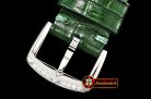 Franck Muller Long Island Ld 952QZ DIAM/SS/LE (Grn) Wht GF Swiss Qtz