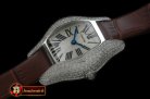 CAR0335A - Tortue De Cartier SS/LE White Swiss Quartz