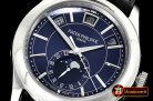 Patak Philippe Annual Cal. Moonphase Ref.5205 SS/LE Blue KMF MY9015
