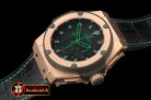 HUB0320B - King Power Green PVD/LE Black A-7750