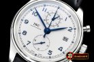 IWC Portuguese Chrono Classic IW390404 SS/LE W/B ZF A7750