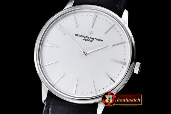VC082A - Patrimony SS/LE White - Swiss 7045 Manual H/W