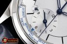 Jaeger Le Coultre Master Control Geographic Sector SS/LE Wht MY9015 Mod