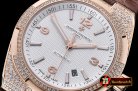 VACH. CONSTANTINE Overseas Ref.47074 Diams RG/LE White MY8215 Mo