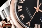 Rolex DateJust 36mm Jub Dome RG/SS Black/Rmn BP A2813