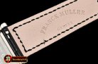 Franck Muller Long Island Ld 952QZ DIAM/SS/LE (Blk) Wht GF Swiss Qtz