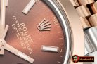 Rolex Datejust II 41mm Jub Smt RG/SS Brown Stick BP Swiss 2836