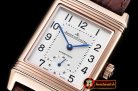 JAEGER LE COULTRE JL Reverso Automatic RG/LE White/Num Asia 2824