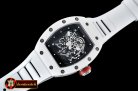 Richard Mille RM055 Bubba Watson CER/RU Skeleton Wht/Red MY8215 Mod