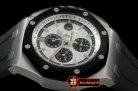 AP0286 - 2011 Royal Oak Chronograph SS/LE White A-7750 Sec@12