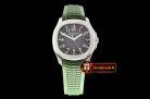 Patek Philippe Aquanaut Ref.5167 SS/RU Grn Grey/Num PF Asia 2824 Mod