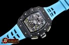 Richard Mille RM011-03 Flyback Chrono FC/RU (Blue) KVF A7750 Mod