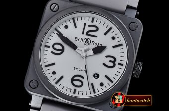 BELL & ROSS BR03-92 PVD/RU Grey Miyota 9015