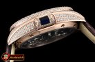 Cartier Cle De Cartier Tourb Diams RG/LE Brown White Asia HW