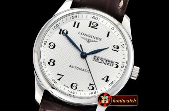 Longines Master Collection Automatic SS/LE White/Num LGF A2836