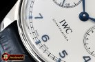 IWC Portugieser Annual Cal IW503502 SS/LE Wht/Bl ZF A52850