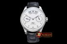 IWC Portugieser Annual Cal IW503502 SS/LE Wht/SS A52850