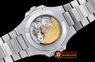 Best Quailty Patak Philippe Nautilus GMT MoonPhase SS/SS White A