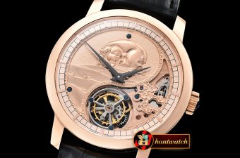 Vach. Constantine Legend Chinese Zodiac Tourbillon RG/LE Pig Tourb