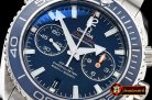 Replica Omega Planet Ocean 45mm Chrono TI/TI Blue BP A7750 Mod93