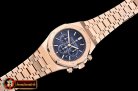 Audemars Piguet Royal Oak Chronograph 26331ST RG/RG F.Blue OMF A7750
