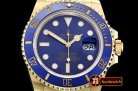 Rolex Submariner 116618 YG/YG Blue BP Ult A3135 Mod