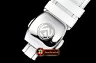 Franck Muller Vanguard Mens V45 Diams SS/LE/RU Silver Wht ABF A2824