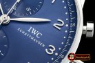 IWC Portuguese Chrono SS/LE Blue YLF Asia 7750