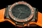 HUB0323C - Big Bang Pearl/ Sq Orange Ruby All Black A-7750