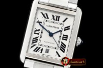 Cartier Tank Solo SS/SS White ZF Miyota 9015 Mod