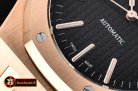Audemars Piguet Royal Oak 15400 RG/RG Black JF V2 MY9015 Mod 3120