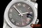 Rolex Datejust Man DJ 36mm Jub Flt SS/SS Black MOP Roman BP A313
