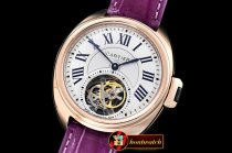 Cartier Cle De Cartier Tourb Ladies RG/LE White Asia HW Tourb
